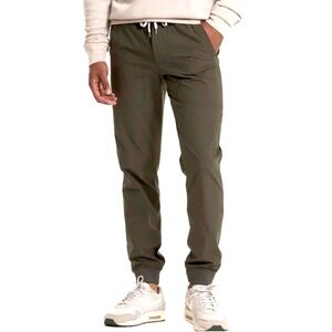 Vuori Meta Jogger Pants in Dark Green Size XL